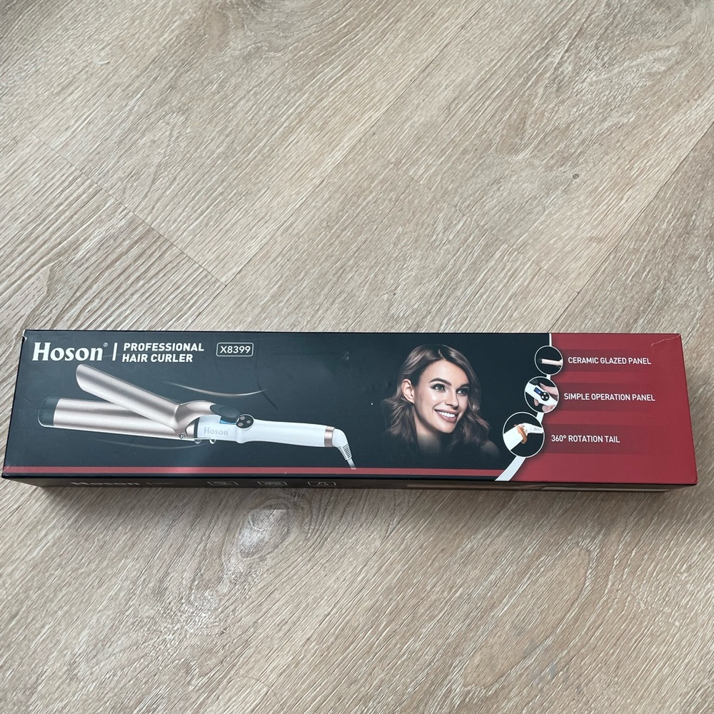 Ceramic 1.5 inch large barrel curling iron - Picture 4 of 7